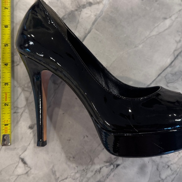 Cole Haan patent leather peep-toe stiletto heels - Picture 7 of 7